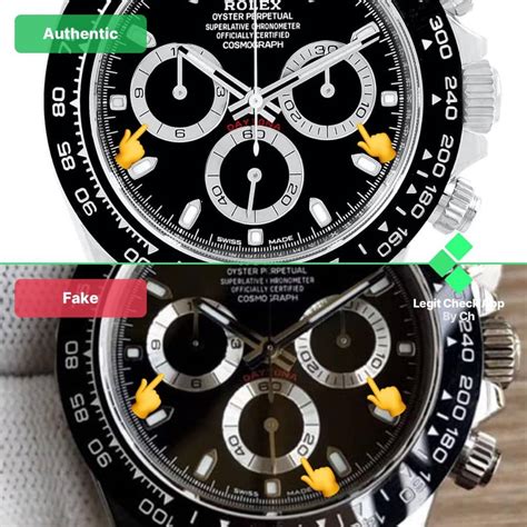 how to tell fake rolex chronograph|how to tell genuine rolex.